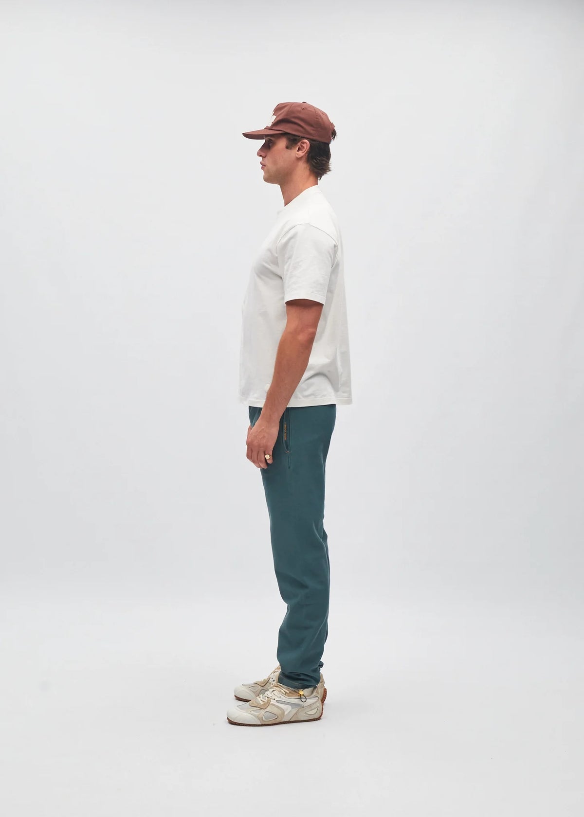 Washed track pant