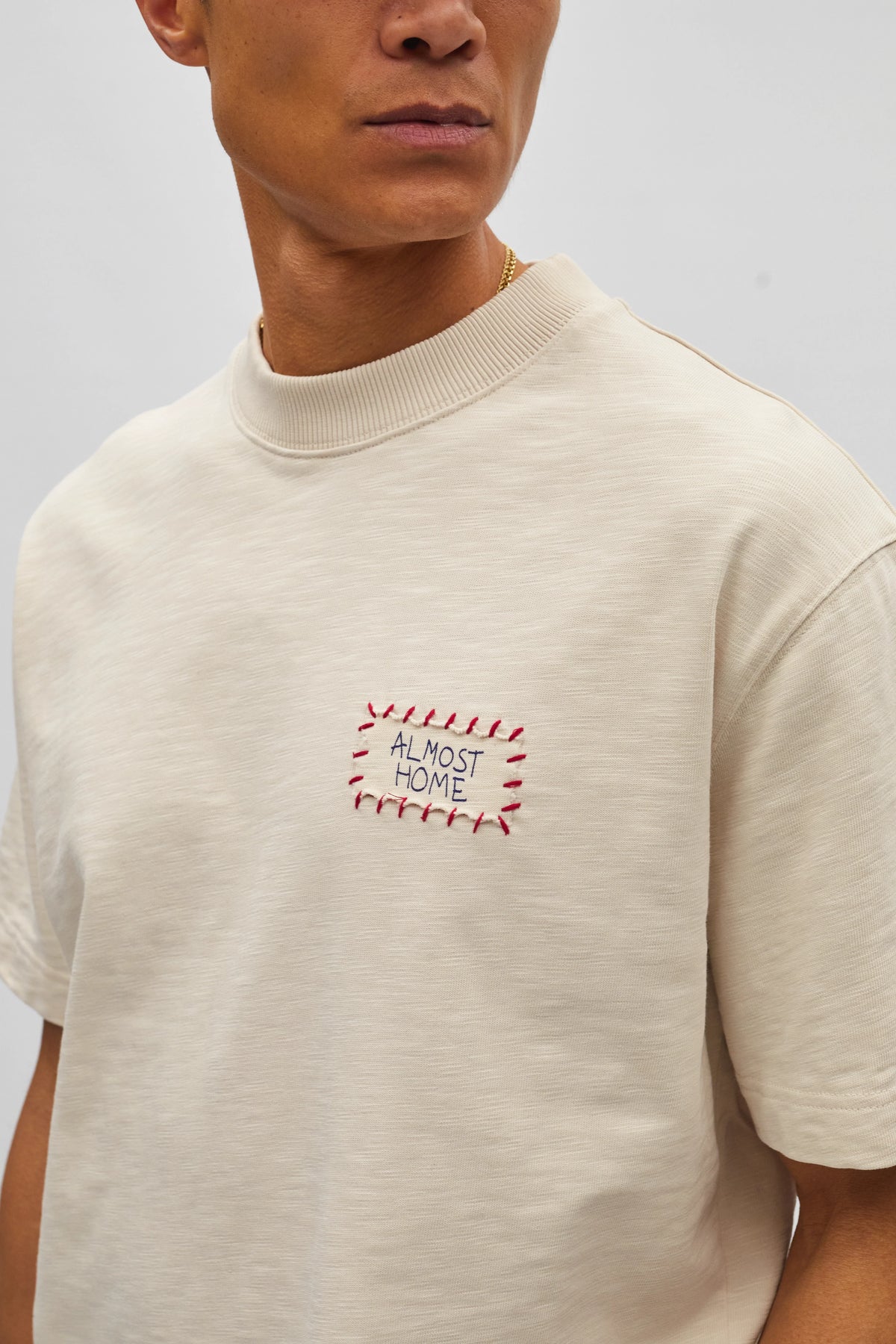 Embroidered tee