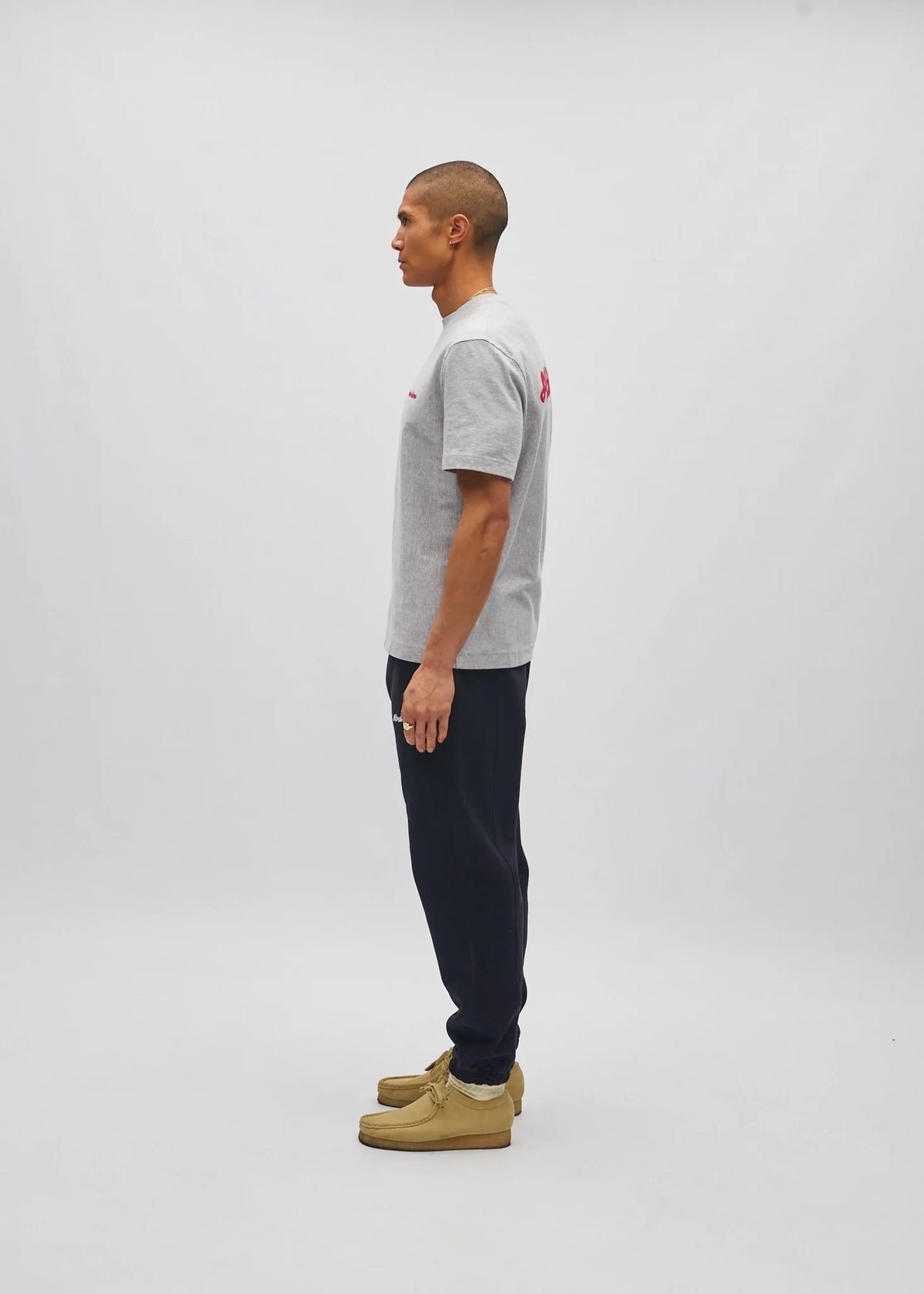 Cursive track pant
